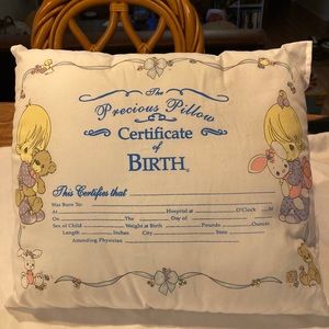 Precious moments baby pillow